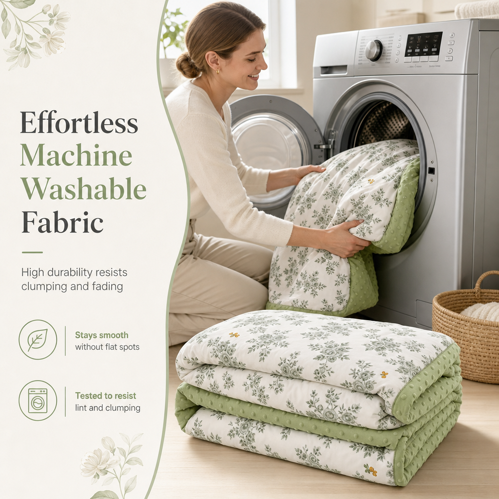 🌿 Leichte Sommer-Kühldecke mit Sojabohnenfaser – Perfekt für Klimaanlagen-Nächte, maschinenwaschbar & kuschelweich! ✨