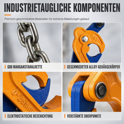 ⚙️50% RABATT🛢️Schwerlast-Ölfasshebeklemme, sicheres und stabiles Heben von Metallfässern💪