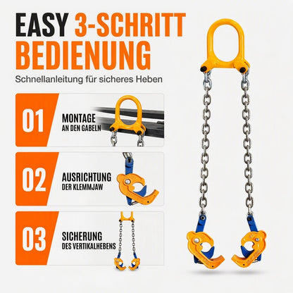 ⚙️50% RABATT🛢️Schwerlast-Ölfasshebeklemme, sicheres und stabiles Heben von Metallfässern💪