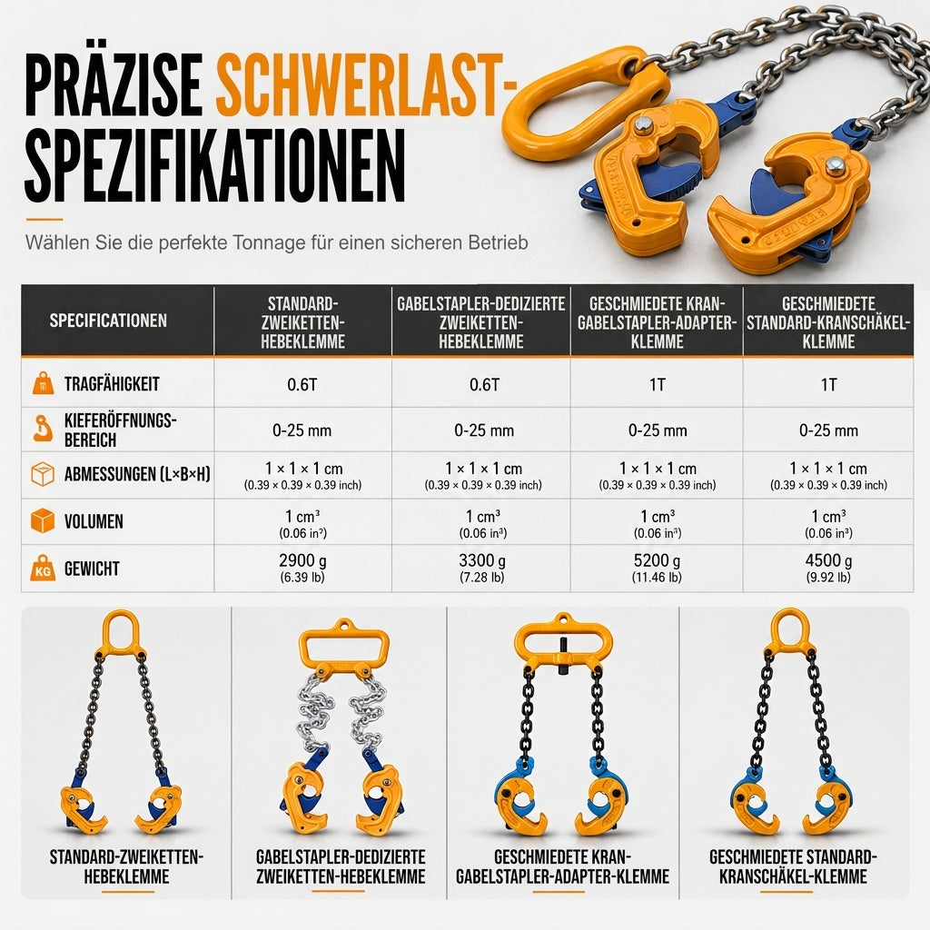 ⚙️50% RABATT🛢️Schwerlast-Ölfasshebeklemme, sicheres und stabiles Heben von Metallfässern💪