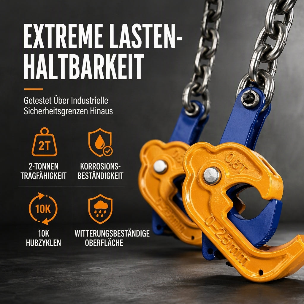 ⚙️50% RABATT🛢️Schwerlast-Ölfasshebeklemme, sicheres und stabiles Heben von Metallfässern💪