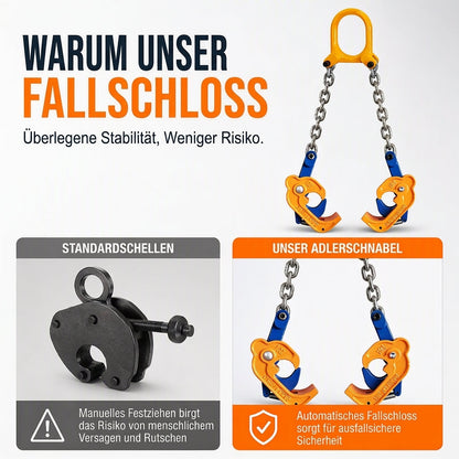 ⚙️50% RABATT🛢️Schwerlast-Ölfasshebeklemme, sicheres und stabiles Heben von Metallfässern💪