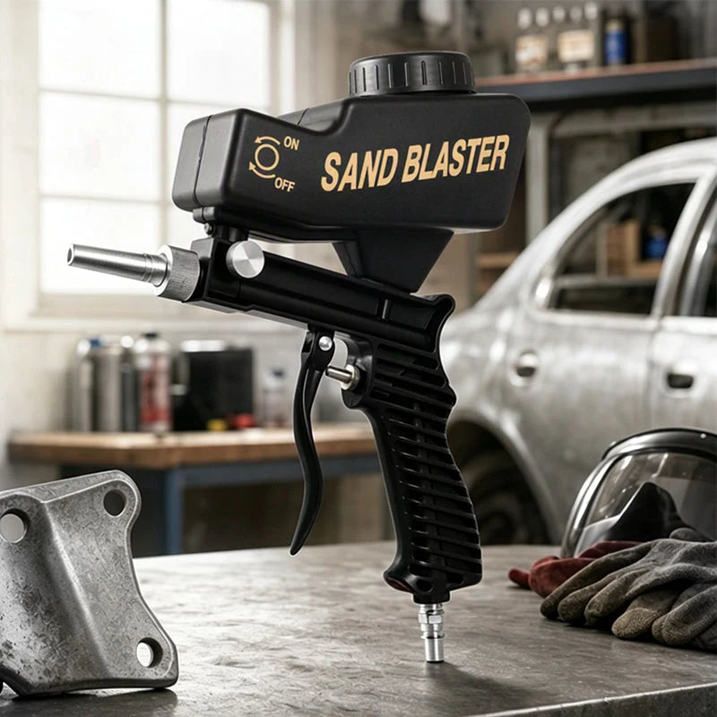🛠️ Tragbare pneumatische Hand-Sandstrahlpistole