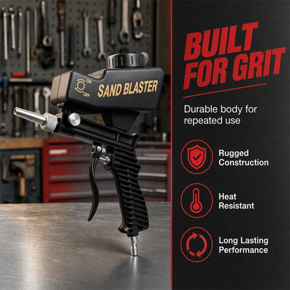 🛠️ Tragbare pneumatische Hand-Sandstrahlpistole