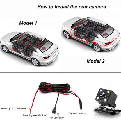 🔥 50 % RABATT! 🚗🎥 Dashcam mit 3 Kameras 1080P HD – Vorne + Innen + Hinten mit Rückfahrfunktion
