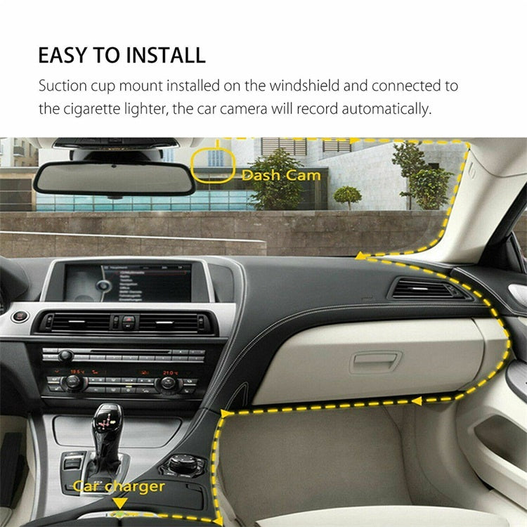 🔥 50 % RABATT! 🚗🎥 Dashcam mit 3 Kameras 1080P HD – Vorne + Innen + Hinten mit Rückfahrfunktion