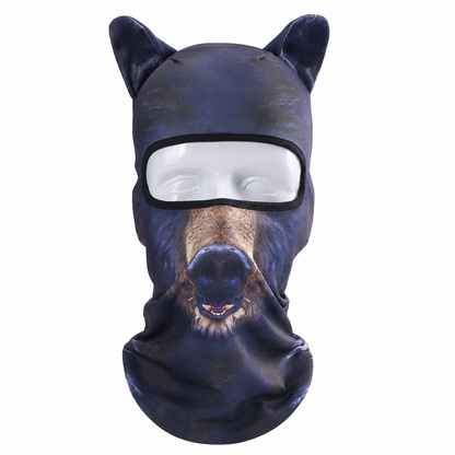 🛡️ Tier-Design Balaclava mit Katzenmotiv – winddicht, UV-Schutz & warm, für Ski, Radfahren & Winter⛷️