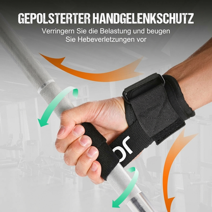 📢📢50% RABATT !!⏰Rutschfeste Silikon-Griff-Hebegurte für das Gewichtheben