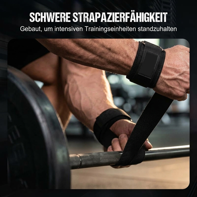 📢📢50% RABATT !!⏰Rutschfeste Silikon-Griff-Hebegurte für das Gewichtheben
