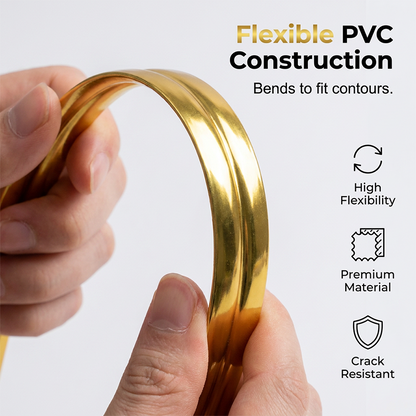 💛 Mehrzweck-Selbstklebe-Dekorleiste aus PVC – vielseitig einsetzbar