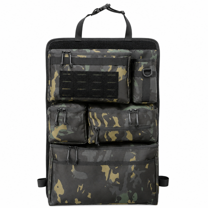 📢📢40% RABATT !!⏰Robuster taktischer Rücksitz-Organizer für Autos aus Nylon, Mehrfachtaschen-Aufbewahrungstasche mit Reißverschluss für SUVs