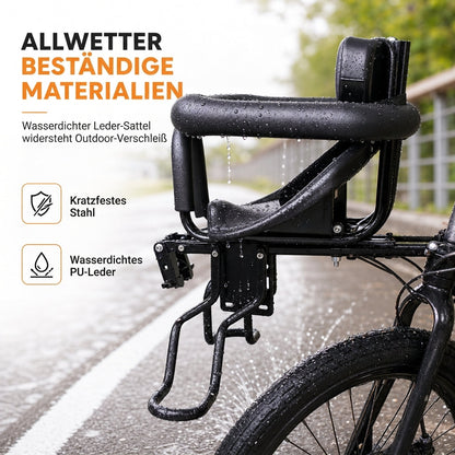 📢📢50% RABATT !!⏰Fahrradkindersitz mit Rückenlehne und Polster für Mountainbikes, Outdoor-Fahrten mit Eltern und Kind