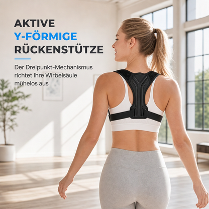 💆‍♀️ 50% RABATT 🎒 Atmungsaktiver Haltungskorrekturgurt, unsichtbarer Stützgürtel, verbessert die Haltung und beugt Rundrücken vor 🧍