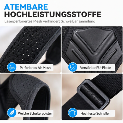 💆‍♀️ 50% RABATT 🎒 Atmungsaktiver Haltungskorrekturgurt, unsichtbarer Stützgürtel, verbessert die Haltung und beugt Rundrücken vor 🧍