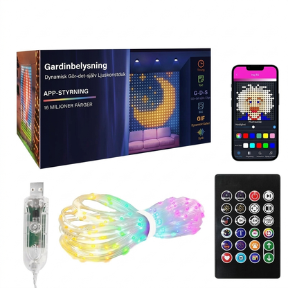 🎄 50 % RABATT! ✨ LED-Lichtervorhang – Wasserdicht, für innen & außen ✨