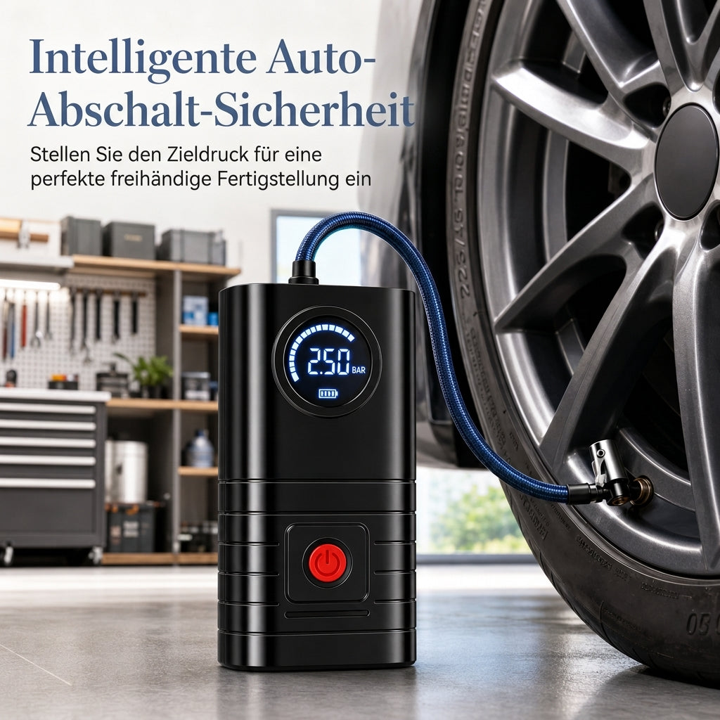 ⏳Zeitlich begrenztes Sonderangebot⏰Tragbarer elektrischer Handreifenfüller/Luftpumpe für Autos, Fahrräder und Reifen von Elektrofahrzeugen