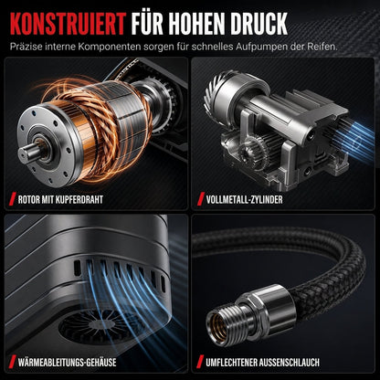 ⏳Zeitlich begrenztes Sonderangebot⏰Tragbarer elektrischer Handreifenfüller/Luftpumpe für Autos, Fahrräder und Reifen von Elektrofahrzeugen