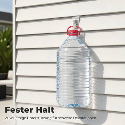 🏠 50% RABATT! 🔩 304 Edelstahl Vinyl-Fassadenhaken – Robust & bohrfrei ✨