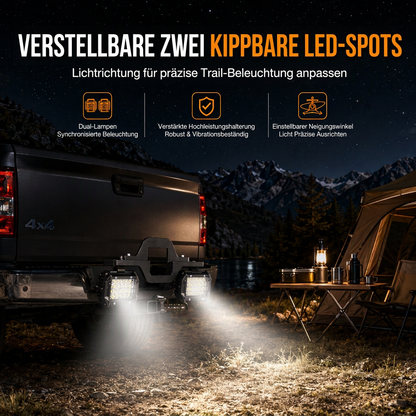 💡LED-Arbeitsscheinwerfer Lichtgruppe für Anhängerkupplung – Dual Rückfahrscheinwerfer Leuchtgruppe für Pickup & SUV🚙 | 🔥50% RABATT