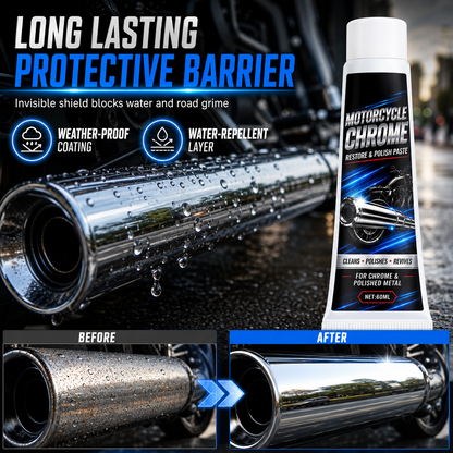 ⏳Limitierte Zeit 50% Rabatt⏰Polierpaste für Motorrad-Chromteile und Metallrestaurierungsmittel 🏍️🪄✨
