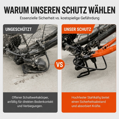 📢📢50% RABATT !!⏰Fahrrad Schaltwerk Schutz Bergfahrrad Schaltwerkschutz