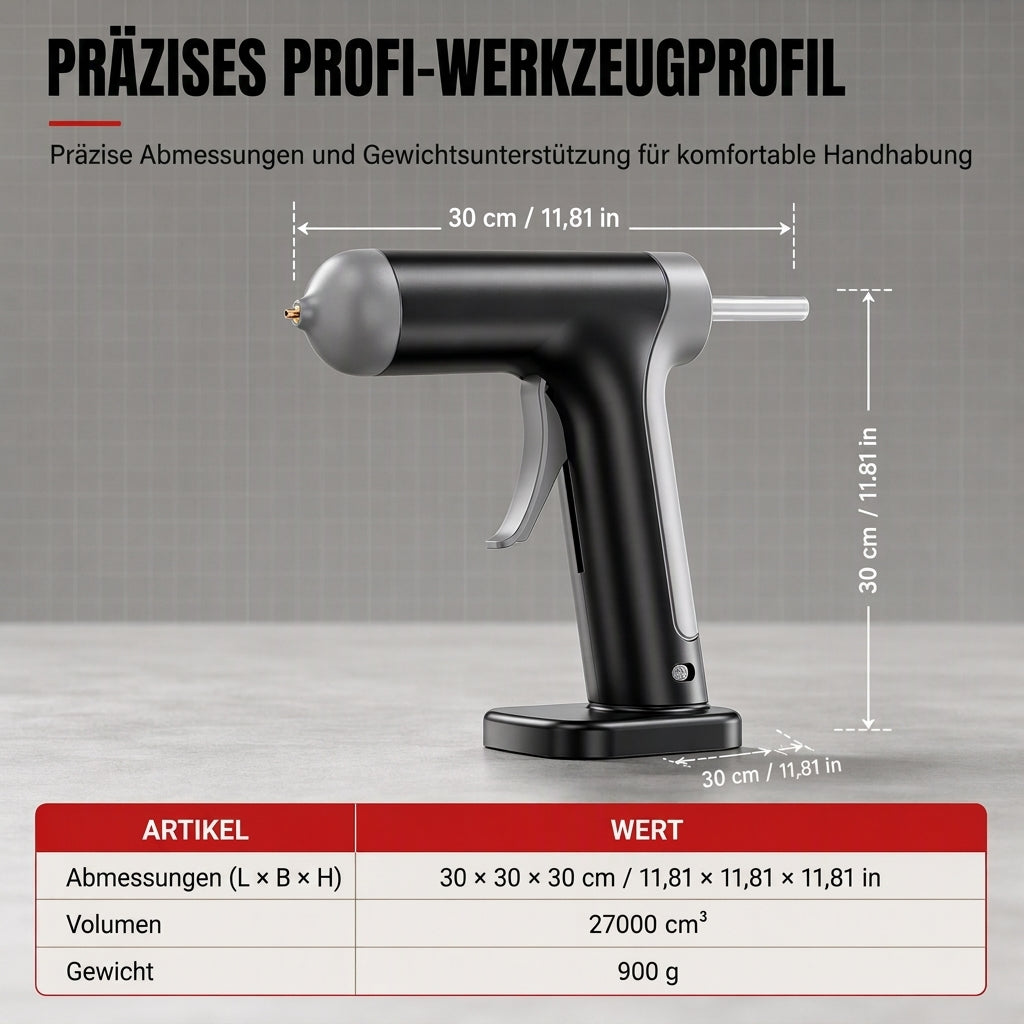 📢📢50% RABATT !!⏰Kabellose Heißklebepistolen mit 2000mAh wiederaufladbarem Akku und Kupferdüse, inklusive 10 Klebestifte für DIY-Bastelarbeiten und den Hausgebrauch