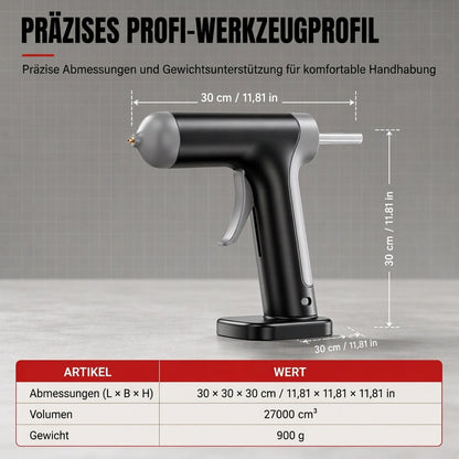 📢📢50% RABATT !!⏰Kabellose Heißklebepistolen mit 2000mAh wiederaufladbarem Akku und Kupferdüse, inklusive 10 Klebestifte für DIY-Bastelarbeiten und den Hausgebrauch