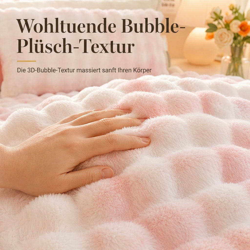 Weicher Hasen-Plüsch- und Milchvelours-Spannbettlaken, matratzenbezug, staubdichter Matratzenschutz