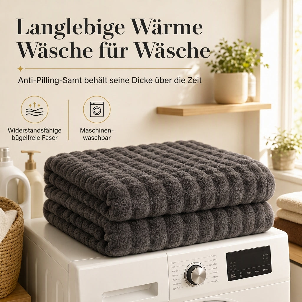 Weicher Hasen-Plüsch- und Milchvelours-Spannbettlaken, matratzenbezug, staubdichter Matratzenschutz