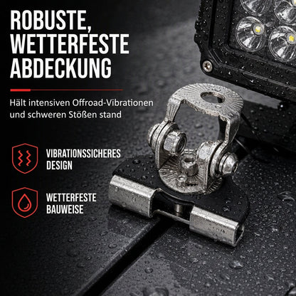 🚘 LED-Lichtbalken-Halterungsset für Motorhaube – 1 Paar Klemmenhalterungen für Arbeitsscheinwerfer, Umbau/Zubehör