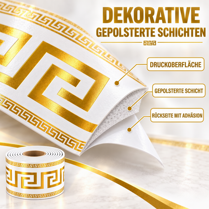 ✨ Selbstklebende Fußleisten-Kantenaufkleber – flexible Sockelleisten zum Aufkleben, ganz ohne Bohren
