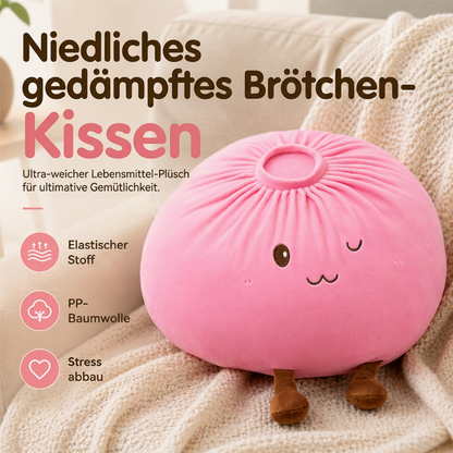 Niedliches Bao-Brot Plüschkissen