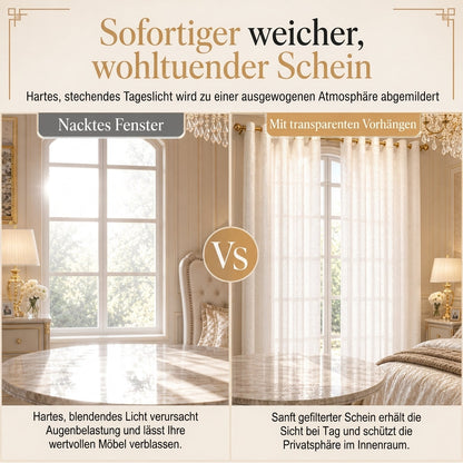Geometrisch gemusterter, transparenter Jacquard-Vorhang für das Wohnzimmer