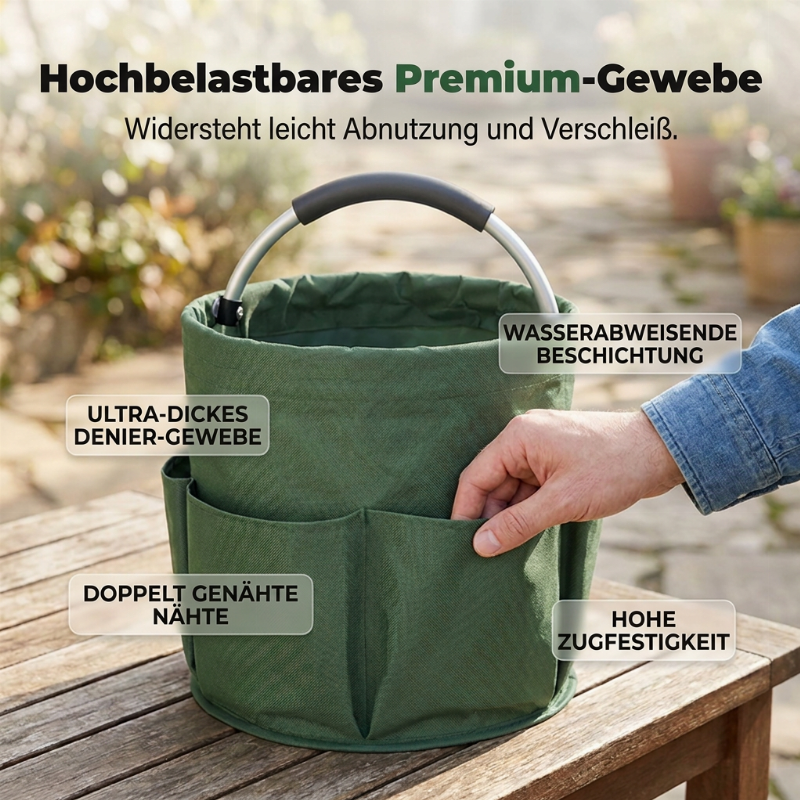 📢📢50% RABATT !!⏰Zusammenklappbarer Picknickkorb, faltbarer Reinigungskorb
