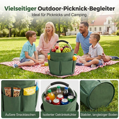 📢📢50% RABATT !!⏰Zusammenklappbarer Picknickkorb, faltbarer Reinigungskorb