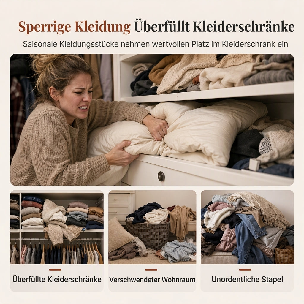 ⏳ Zeitlich begrenzter Rabatt von 50 % ⏰ Aufbewahrungs-Hockerbezug: Füllbar mit Kleidung, breiter Reißverschluss, waschbar, 45 x 45 x 23 cm 🧺🛋️