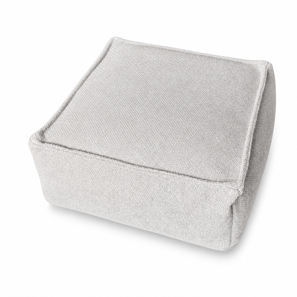 ⏳ Zeitlich begrenzter Rabatt von 50 % ⏰ Aufbewahrungs-Hockerbezug: Füllbar mit Kleidung, breiter Reißverschluss, waschbar, 45 x 45 x 23 cm 🧺🛋️