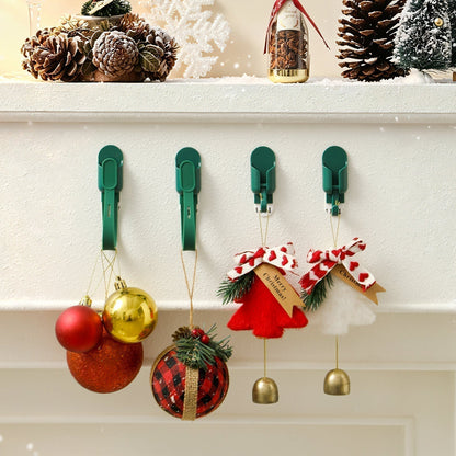 🎄 NUR FÜR KURZE ZEIT: 50% RABATT! 🎁 Silikon-Kranzbindebänder & spurlose Haken – wiederverwendbares, beschädigungsfreies Dekorationsset für die Weihnachtszeit ✨