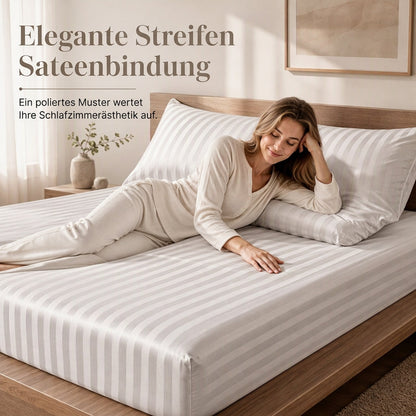 💤 Bettwäsche-Set 4-teilig 2026 – Verdickte Köper-Qualität mit Gewebeband, Hotel-Standard