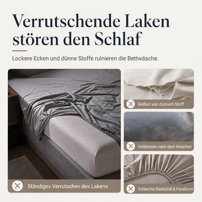 💤 Bettwäsche-Set 4-teilig 2026 – Verdickte Köper-Qualität mit Gewebeband, Hotel-Standard