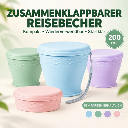 🥤 Zeitlich begrenzt: 50% Rabatt ✨ Faltbarer Reisebecher — kompakt, ultraleicht & einfach zu transportieren 🎒