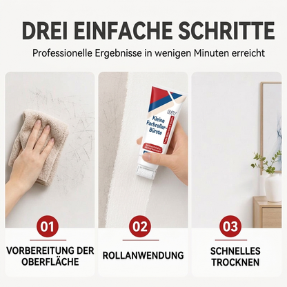 🧱✨ Wasserdichte Wandreparaturspachtelmasse mit integriertem Roller – 300 g DIY-Reparaturcreme für Risse, Flecken und abgeplatzte Stellen 🖌️🏠