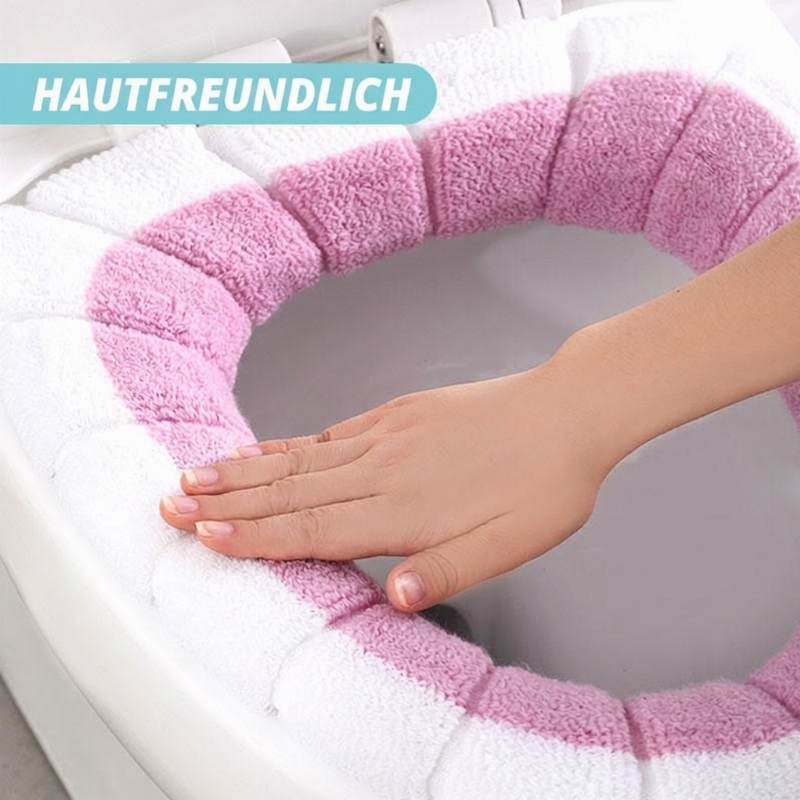 ⏳Nur für kurze Zeit – 50% RABATT⏰Niedlicher gestrickter Toilettensitz mit Griff