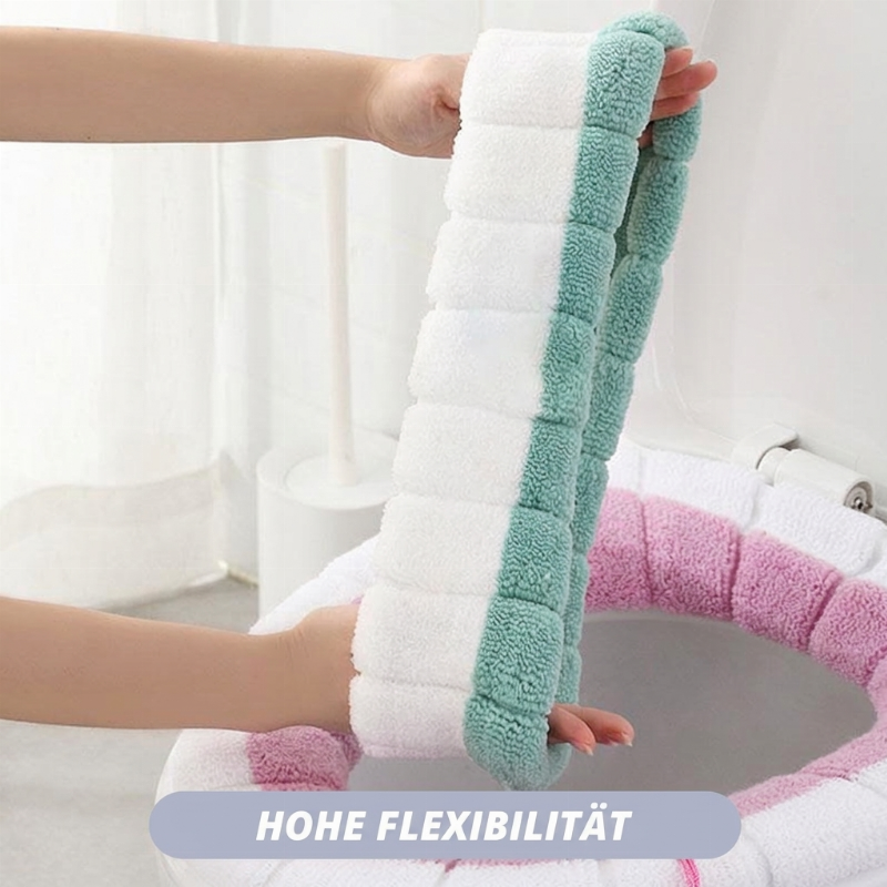⏳Nur für kurze Zeit – 50% RABATT⏰Niedlicher gestrickter Toilettensitz mit Griff