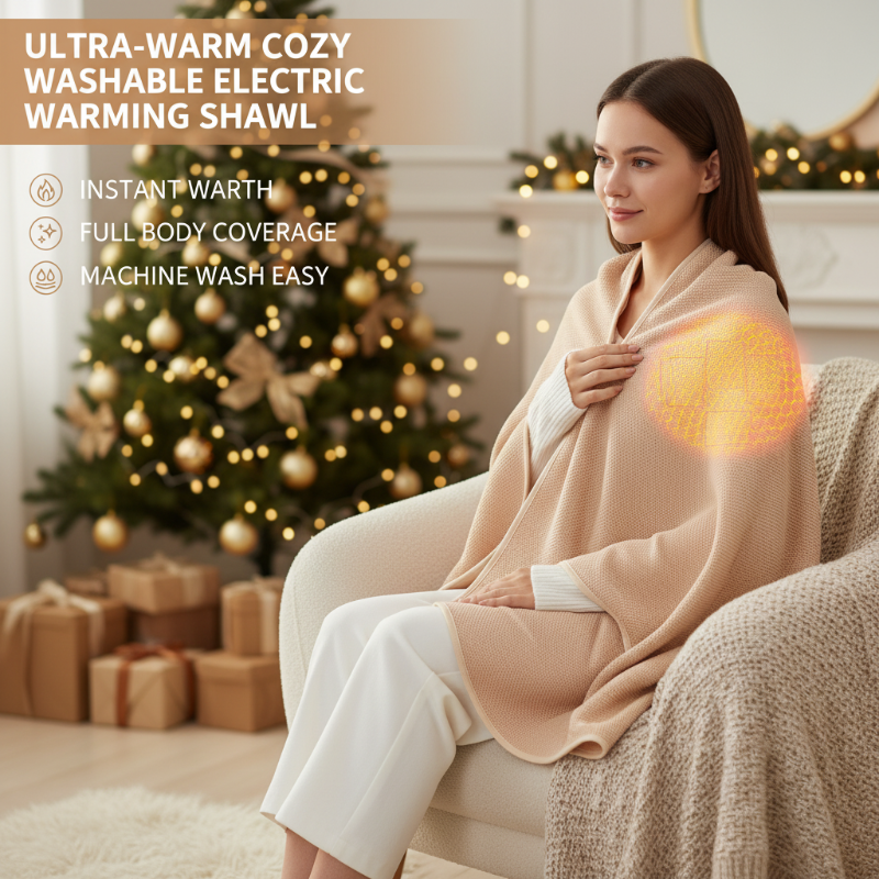 ⏰ Nur für kurze Zeit: 50% Rabatt!🔥 Ultra-warme, kuschelige & waschbare elektrische Heizdecke – ideal für Sofa, Bett & Büro