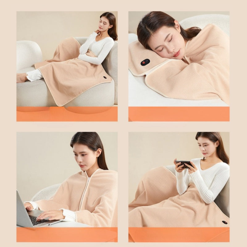 ⏰ Nur für kurze Zeit: 50% Rabatt!🔥 Ultra-warme, kuschelige & waschbare elektrische Heizdecke – ideal für Sofa, Bett & Büro