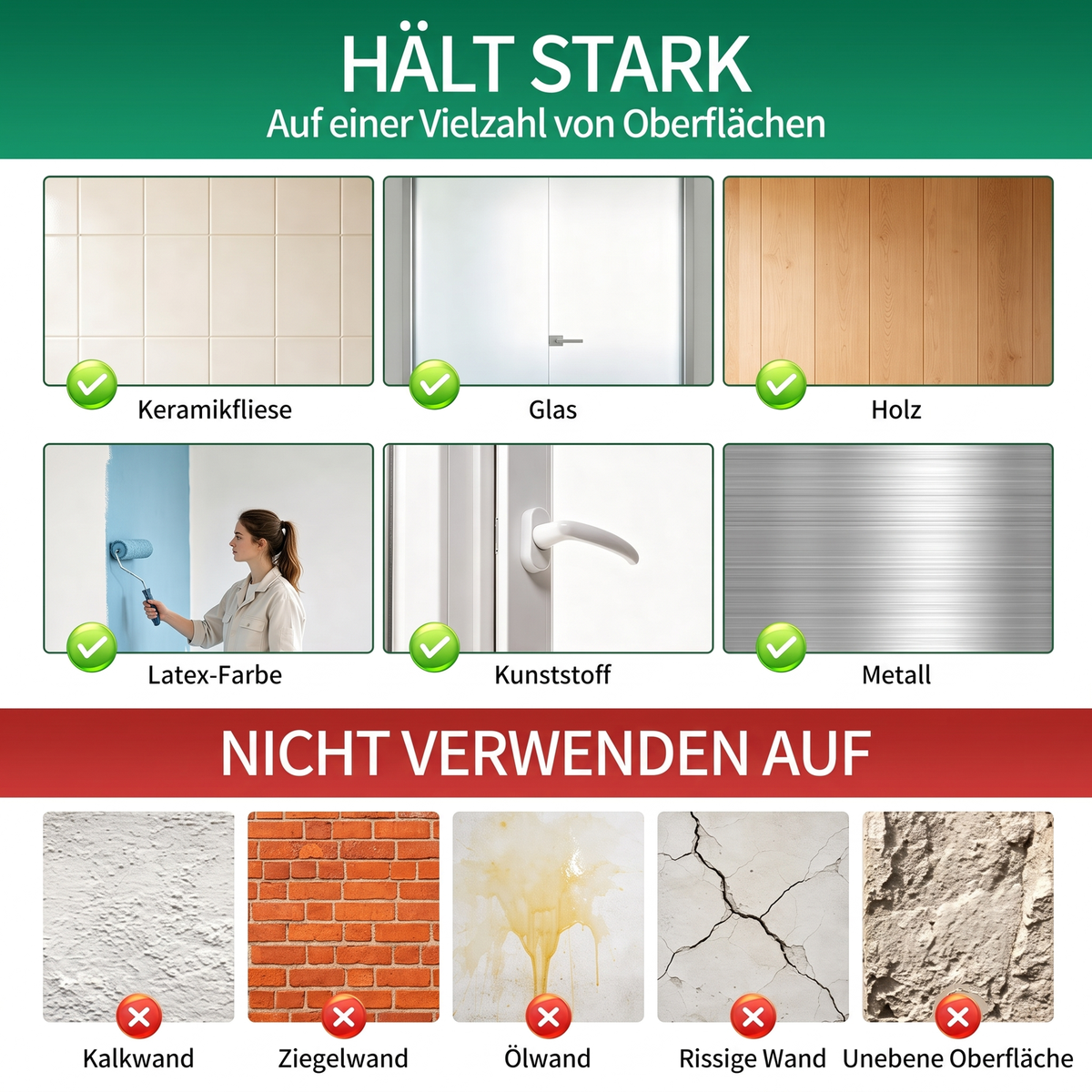 🎄 NUR FÜR KURZE ZEIT: 50% RABATT! 🎁 Silikon-Kranzbindebänder & spurlose Haken – wiederverwendbares, beschädigungsfreies Dekorationsset für die Weihnachtszeit ✨
