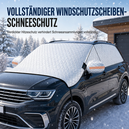 Verdickte magnetische Auto-Frontscheiben-Schneedecke Halbabdeckung für Winter-Frontscheiben für Limousinen und SUVs