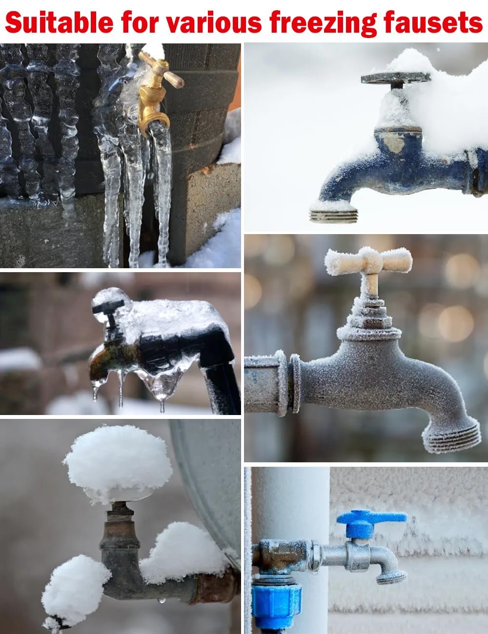 🚰 50% RABATT! ❄️ Außenwasserhahn-Frostschutz – 3-Schicht isoliert & frostsicher ✨