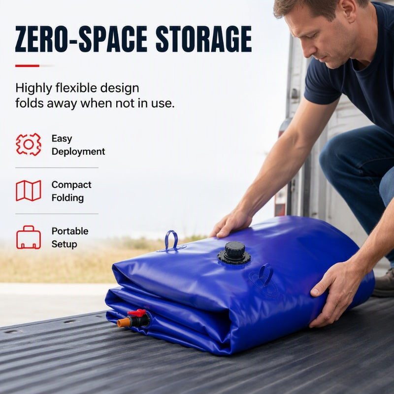💧 50 % Rabatt! Faltbarer Wassertank – Vielseitiger Wassersack für Garten, Landwirtschaft, Camping & Outdoor